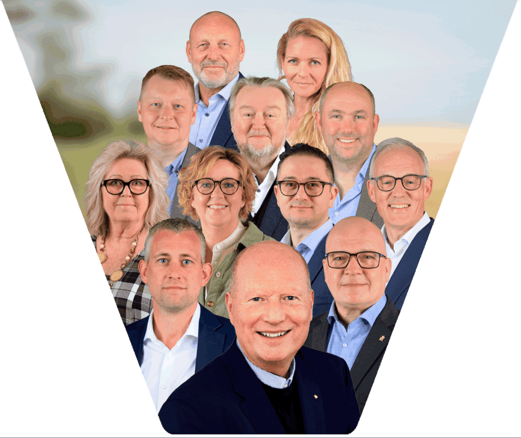 8042671 venstre solrod gruppebil lede beskåret