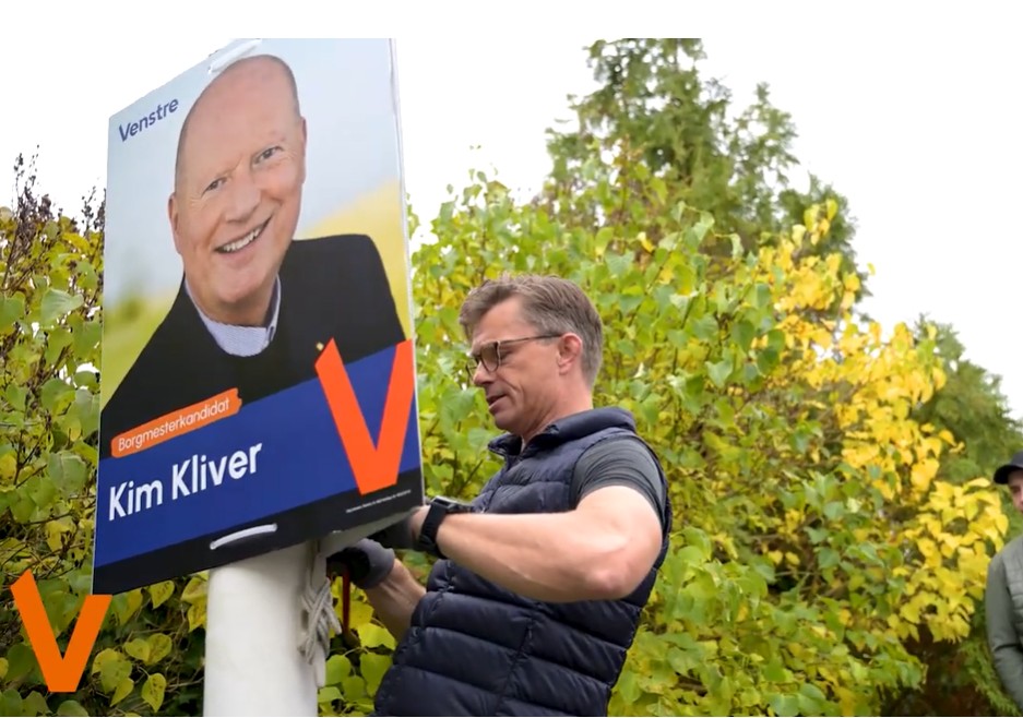 Kim kliver i lygtepæl